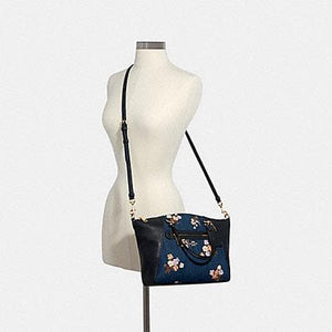 prairie satchel with painted floral box print