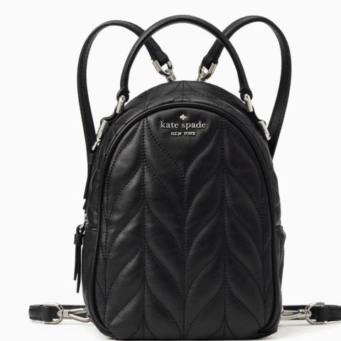 mini black backpack kate spade