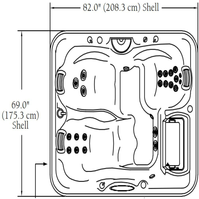 Sundance Spas Dover Hot Tub Cover Brown (P/N: 6476-005M)– Aqua-Tech