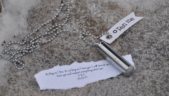 Anniversary Gift For Boyfriend Bullet Necklace Lace And Twig Inc