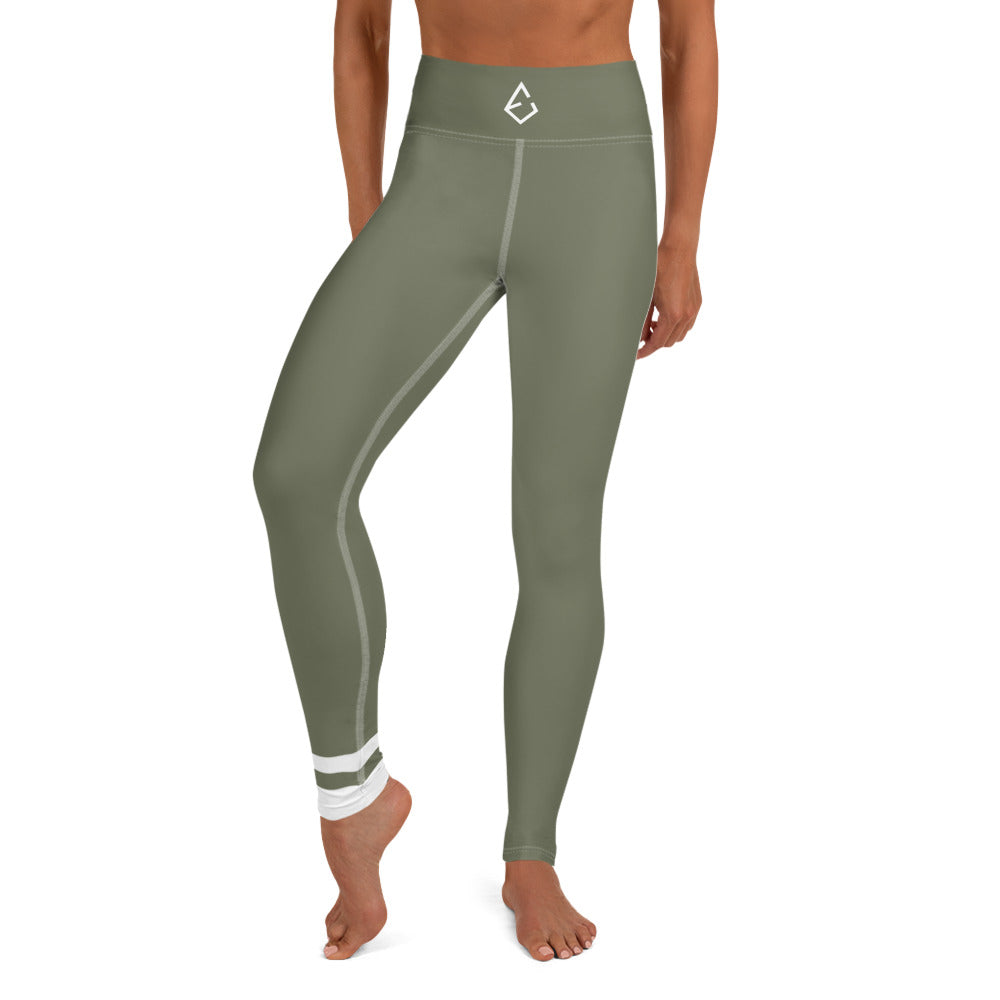olive green yoga leggings