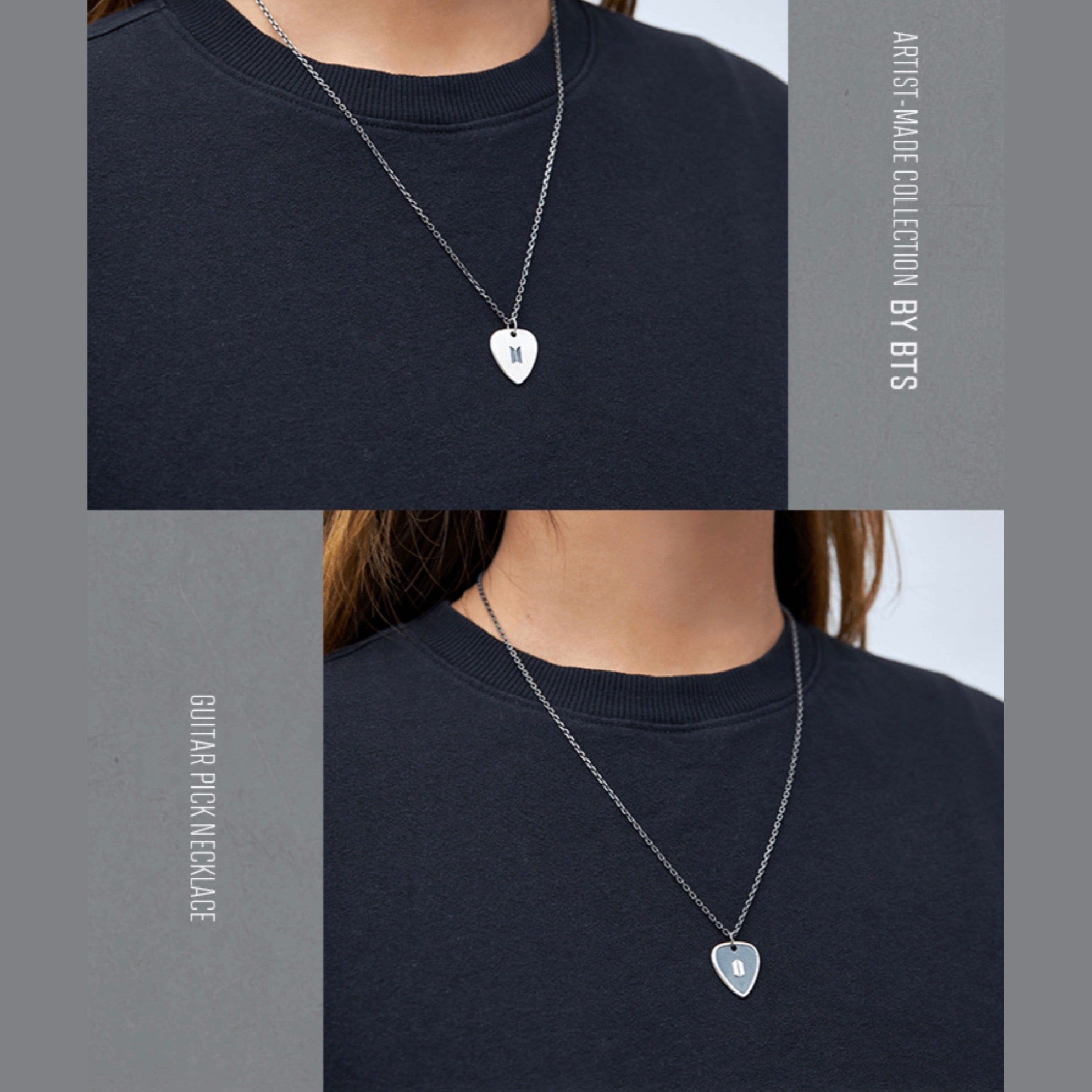 BTS アーティストメイド SUGA GUITAR PICK NECKLACE 国内外の人気集結