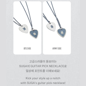 BTS Artist Made Collection - By BTS: SUGA (Guitar Pick Necklace) +