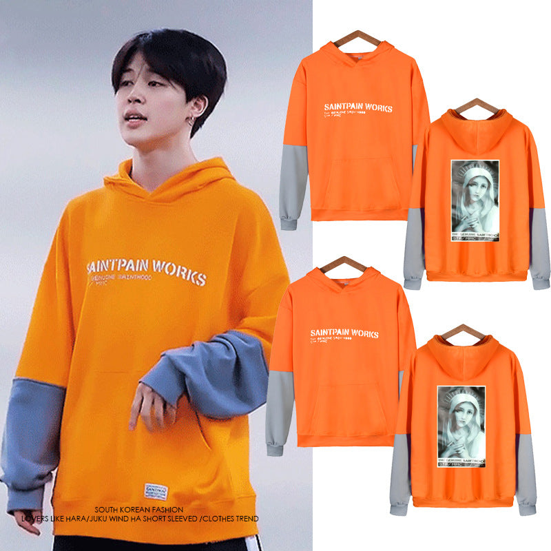 orange hoodie style