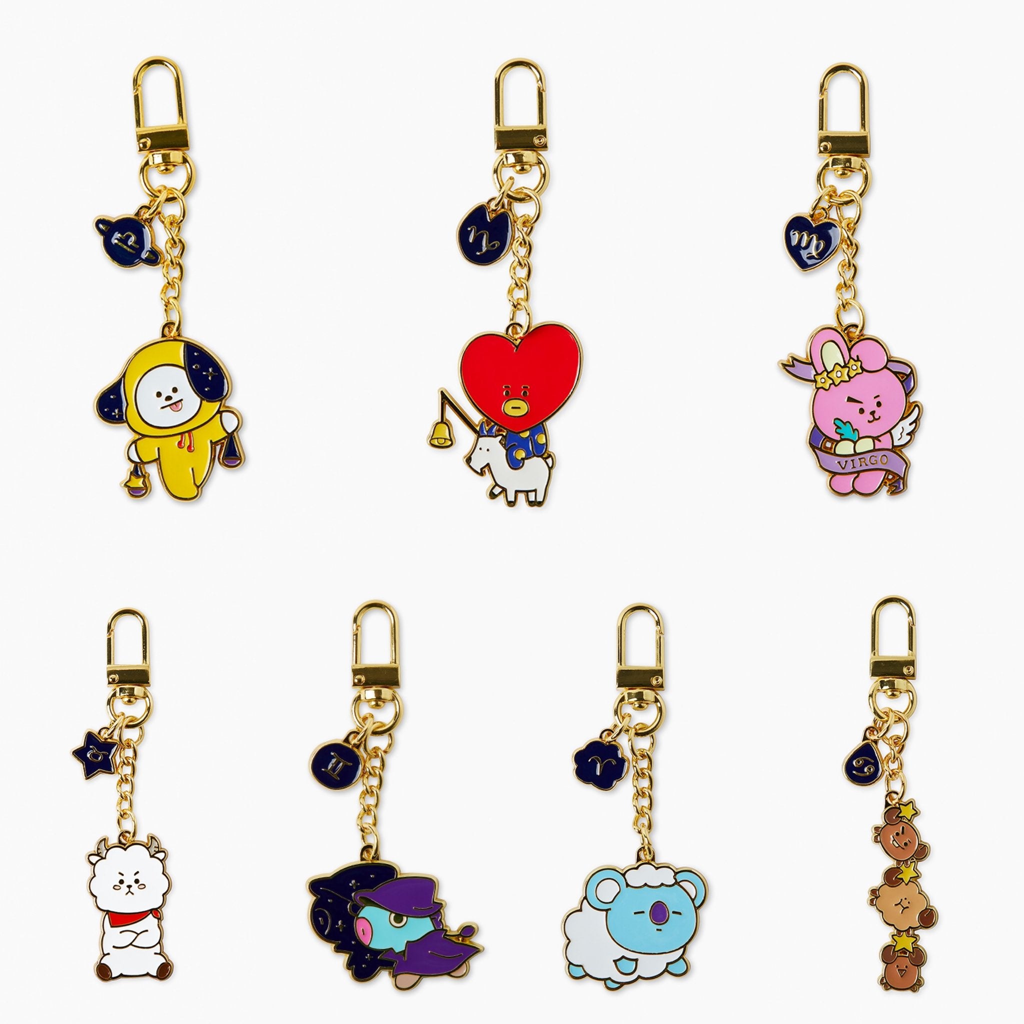 BT21 Official Metal Keyring Universtar 