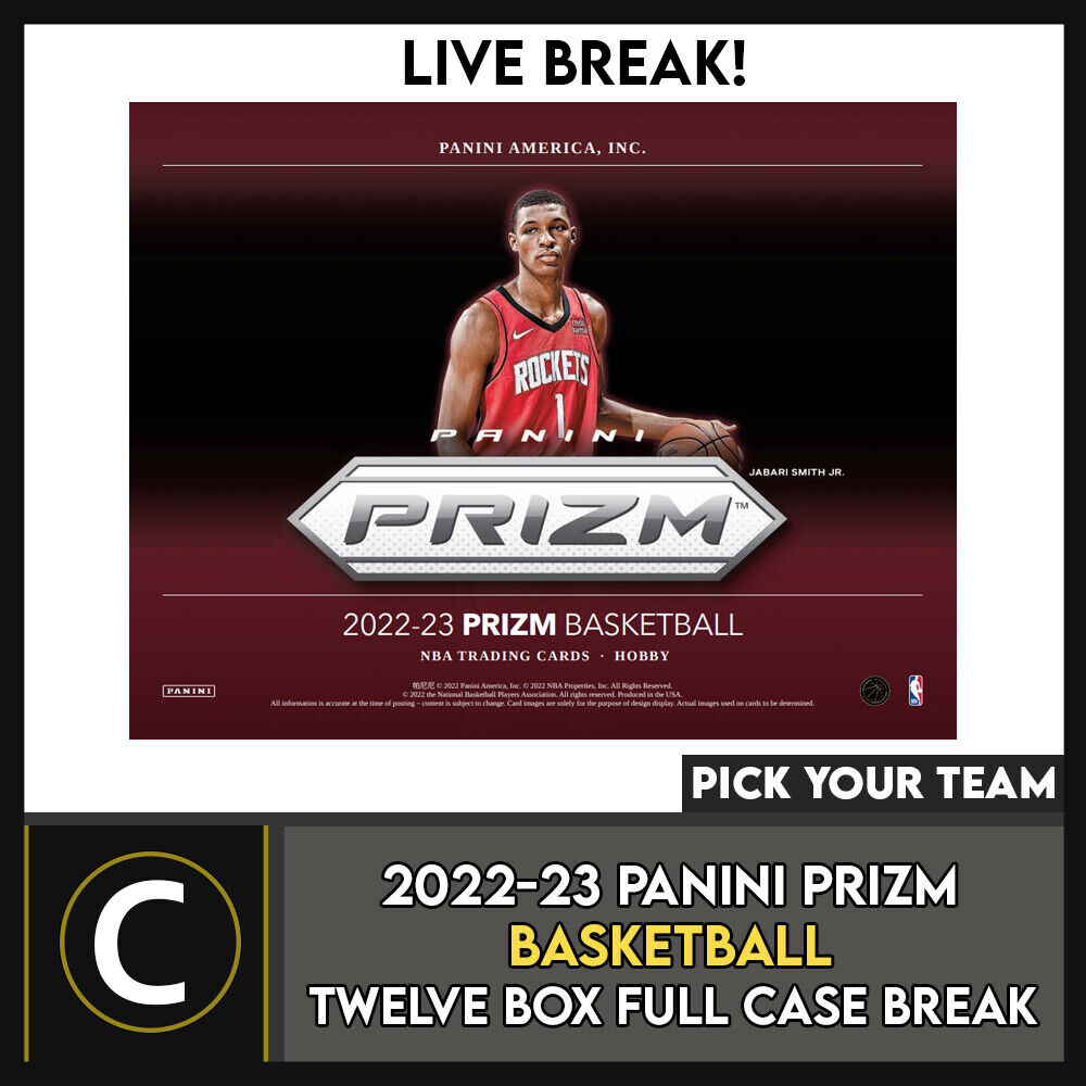 2022-23 PANINI PRIZM BASKETBALL 12 BOX (FULL CASE) BREAK #B938