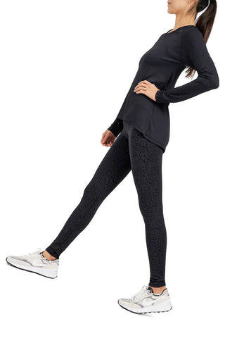 Raizes High Waisted Full Length Legging - activewear leggings - activewear australia - black leggings