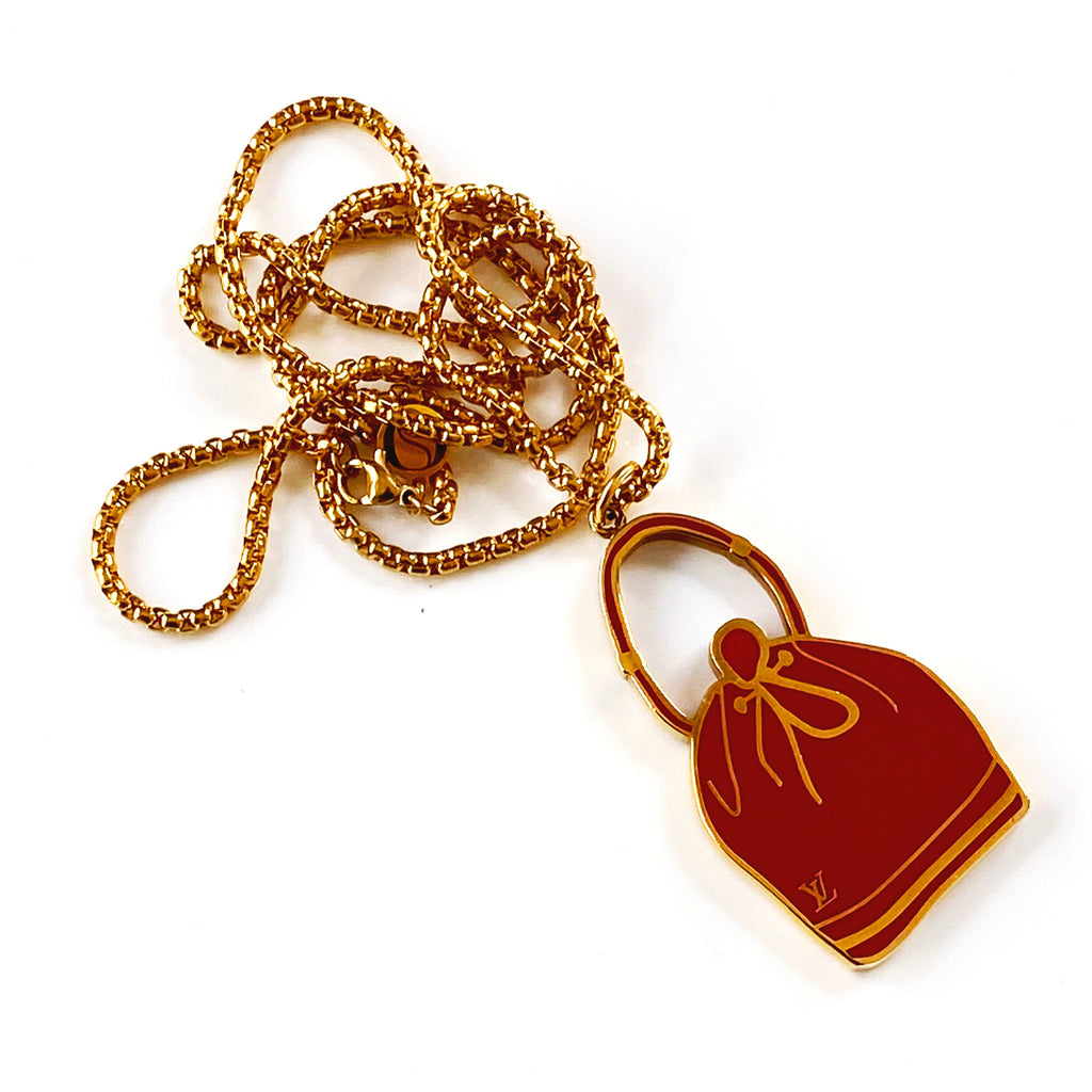 Louis Vuitton Red Pomme D´amour Vernis Heart Coin Purse