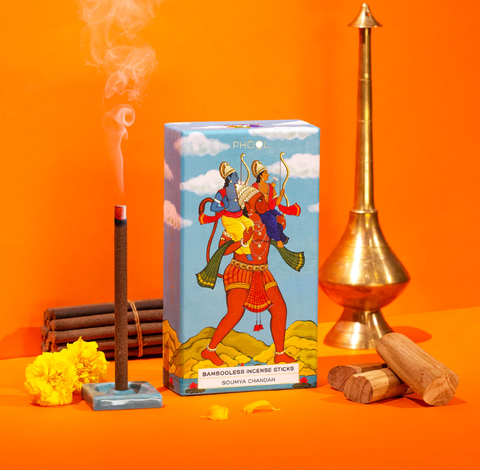 PHOOL AYODHYA SOUMYA CHANDAN BAMBOOLESS INCENSE STICKS