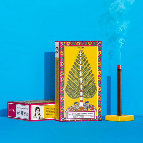 PHOOL BAMBOOLESS INCENSE STICKS - CEDAR WOOD