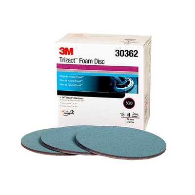 3m Perfect It Trizact Foam Disc 3 6 3000 5000 8000 Grit Box Of 15 Detail Supply Plaza