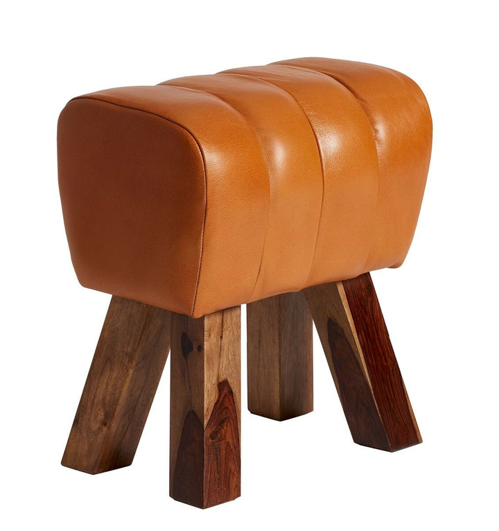Lima Mini Gym Bench - Cognac Buffalo Leather (4501958197303)