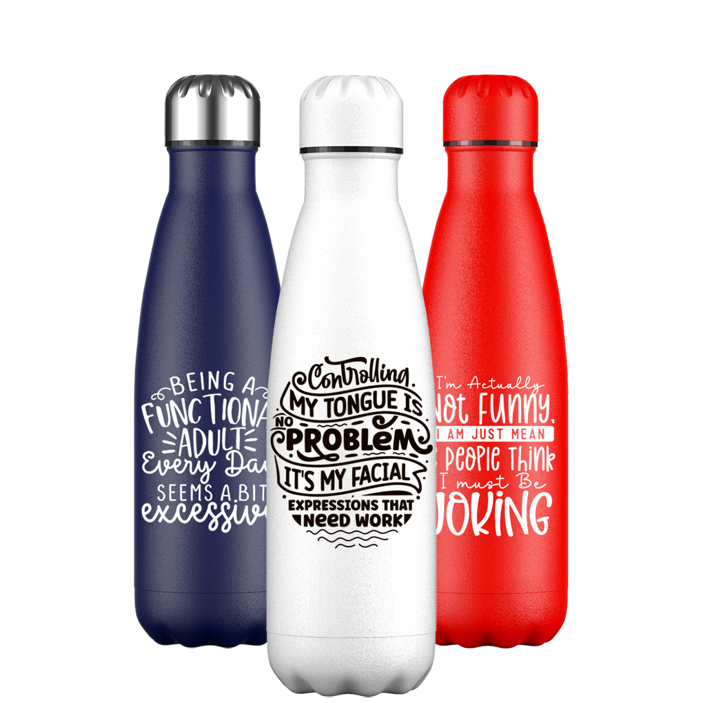 Proworks Never Been This Old Before Quote Original Water Bottles - Proworks  Bottles