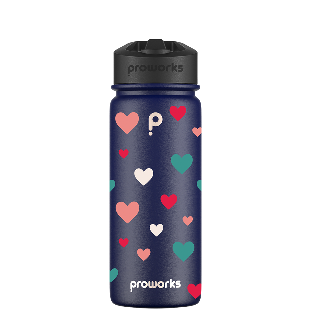 Botella de agua con pajita - Gen 2 Peace Of Mind Pattern - Proworks Bottles