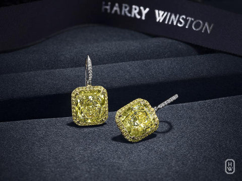 Yellow Diamonds Earring Harry Winston
