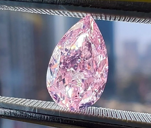 fancy pink diamond 1.01 carat