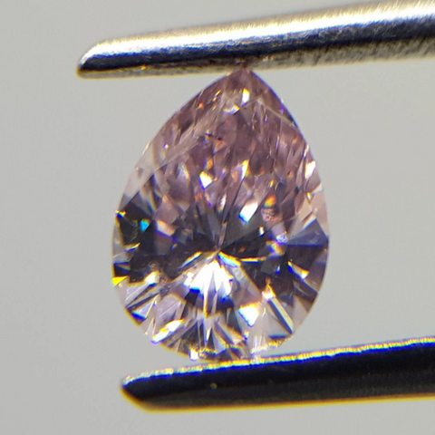 PINK Diamond, 0.25 Carat, PEAR Shape, SI1 Clarity