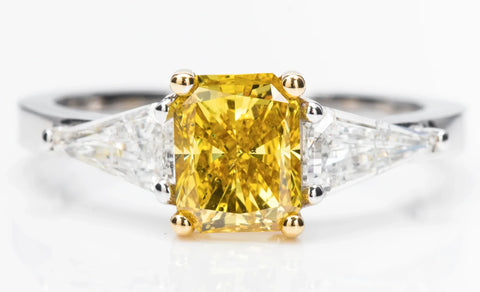 yellow diamond ring