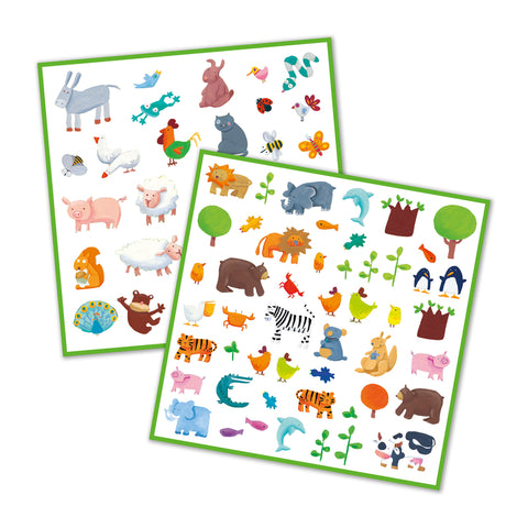 Dinosaur Stickers by Djeco, Ages 3+ – Dragonfly Castle