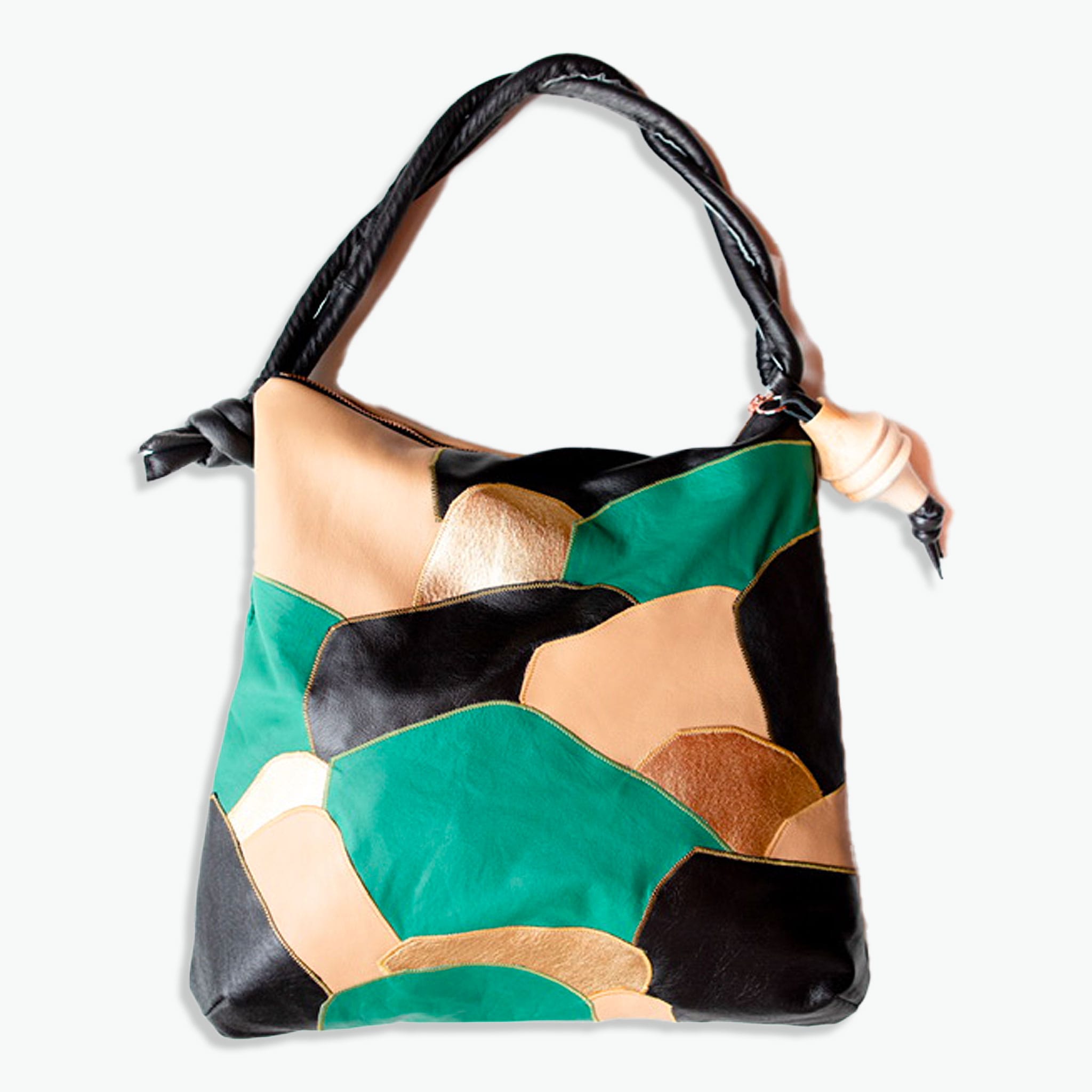 Farid Patchwork Leather Tote Bag – Virago Wear