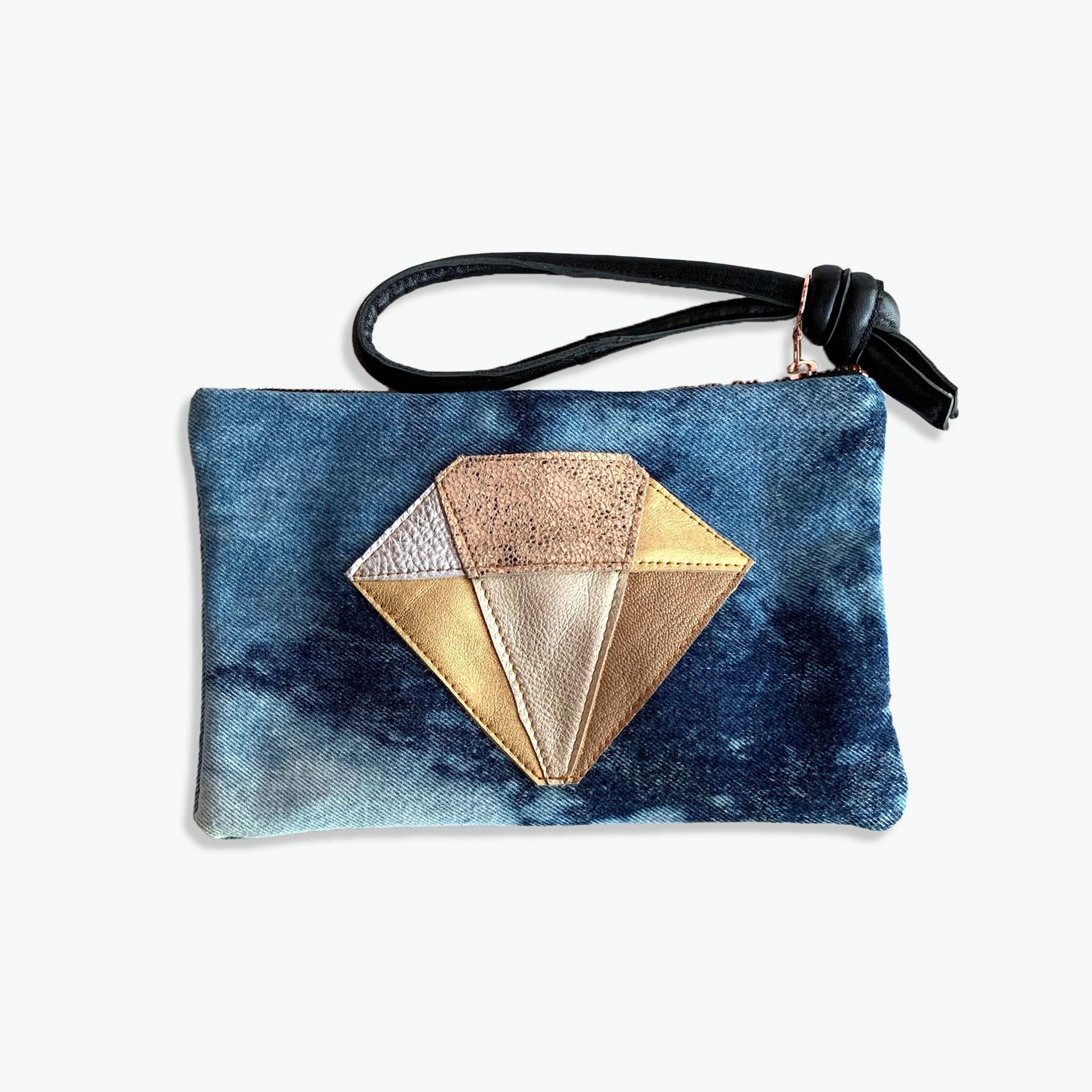 Esther Denim Tote Abstract – Love Mert