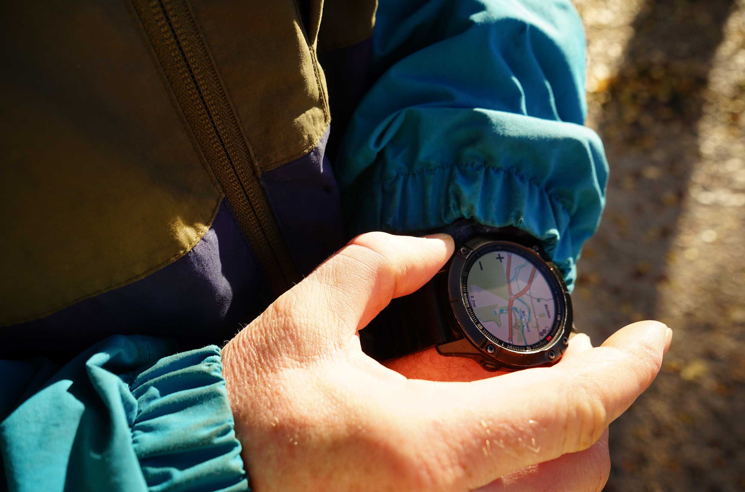 Using a Garmin watch to track GPS data