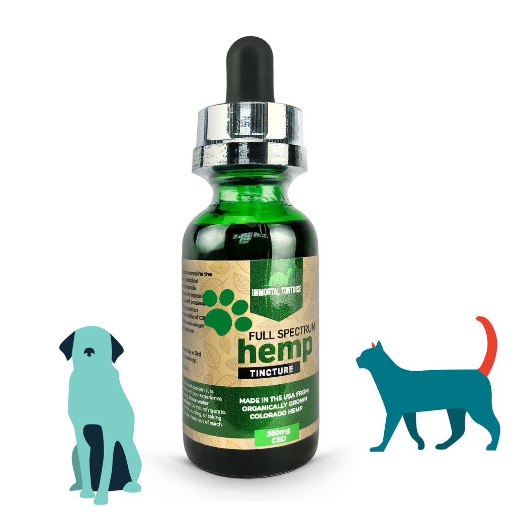 CBD for Dogs and Cats | Pet CBD Tincture | Immortal Tortoise