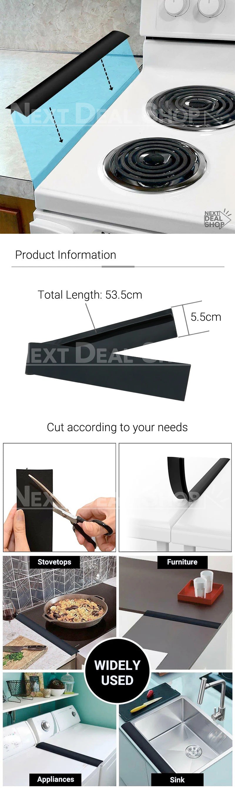 Stove Counter Gap Cover – Next Deal Shop EU