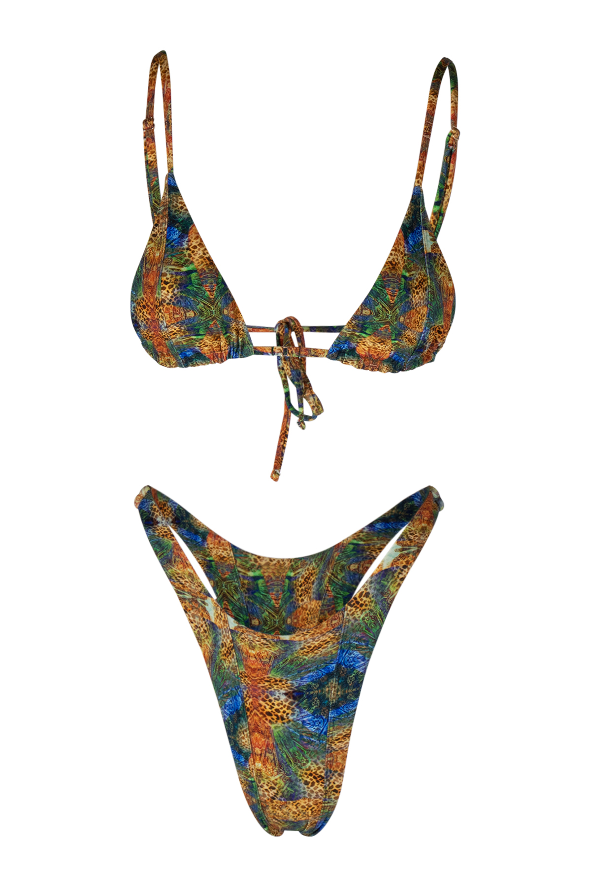 Swimwear | Bonita Bikini Top in Jaguar Print | Lahana - Lahana Swim AU
