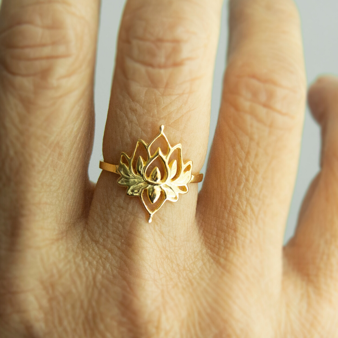 Padma Lotus Ring - India Collection. ring lotus. 