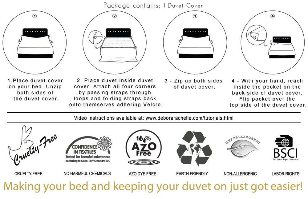 Luxe Duvet Covers Making Your Bed Just Got Easier Debora Rachelle