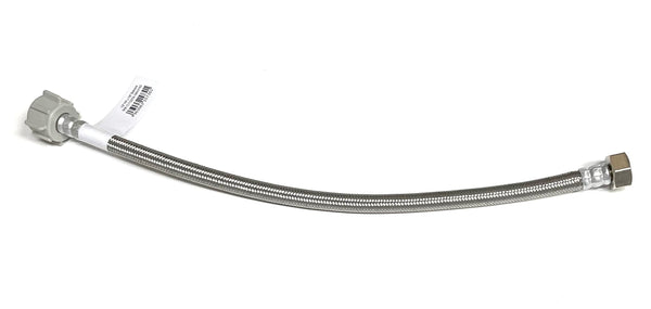 3/8-in COMP x 7/8-in Metal BC x 1-in Braided Stainless Steel Toilet Supply  Supply Line