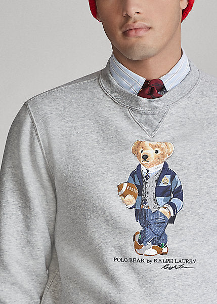 polo bear fleece sweatshirt