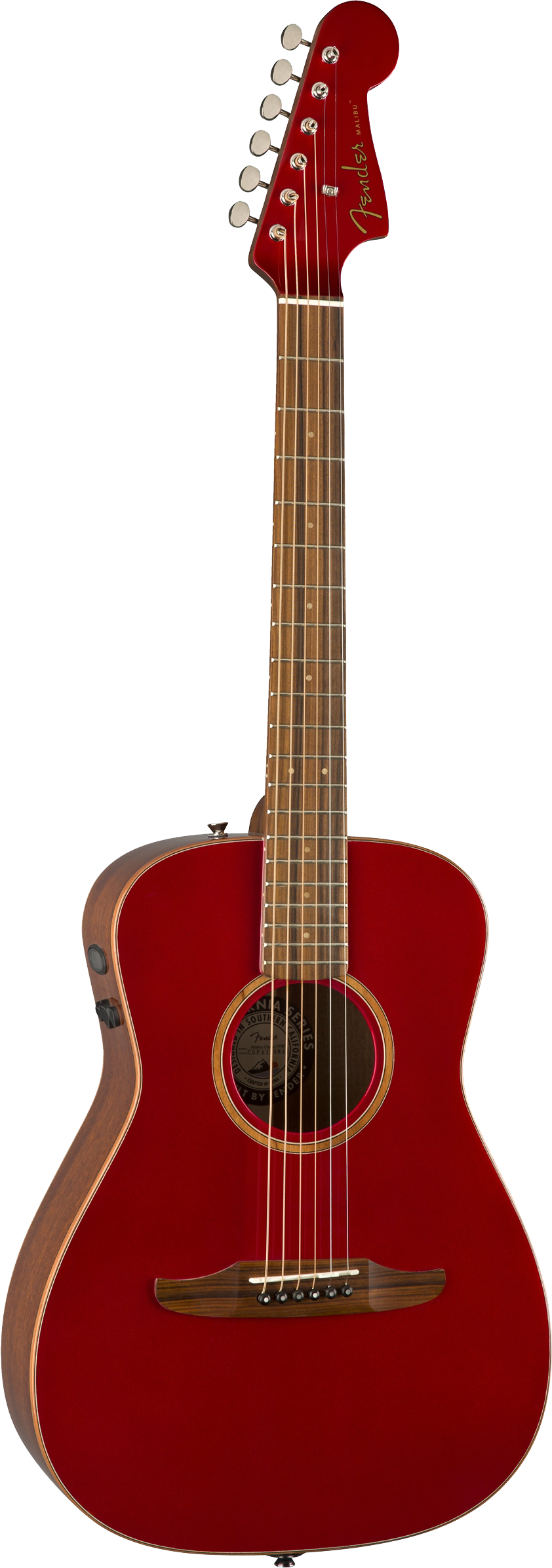 Fender Redondo Acoustic / Electric Guitar - Candy Apple Red - Grass Roots Store