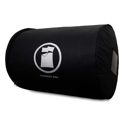 duvet storage bag black