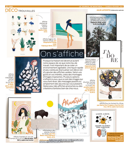 Carte Ahuntsic, cahier weekend, journal de montréal, espace flo, amélie legault 