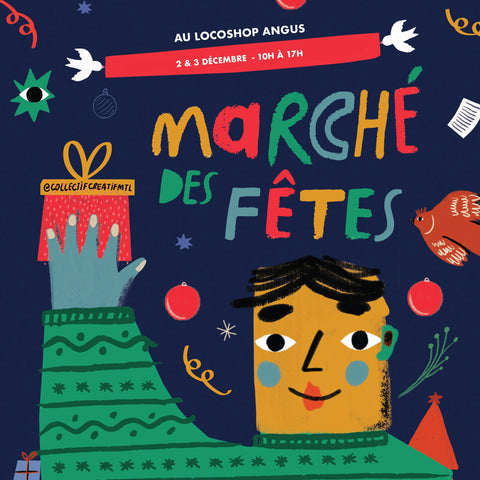 Marché de fêtes au Locoshop angus 2023