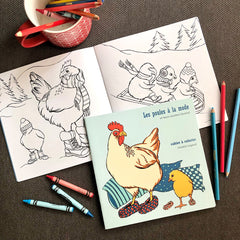 Chicken coloring book