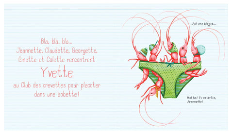 Jeannette la crevette, Amélie Legault, Éditions Les Malins 