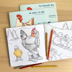 chicken coloring book