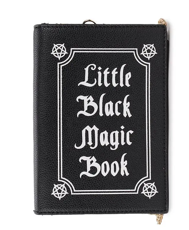 Little Black Magic Book Purse