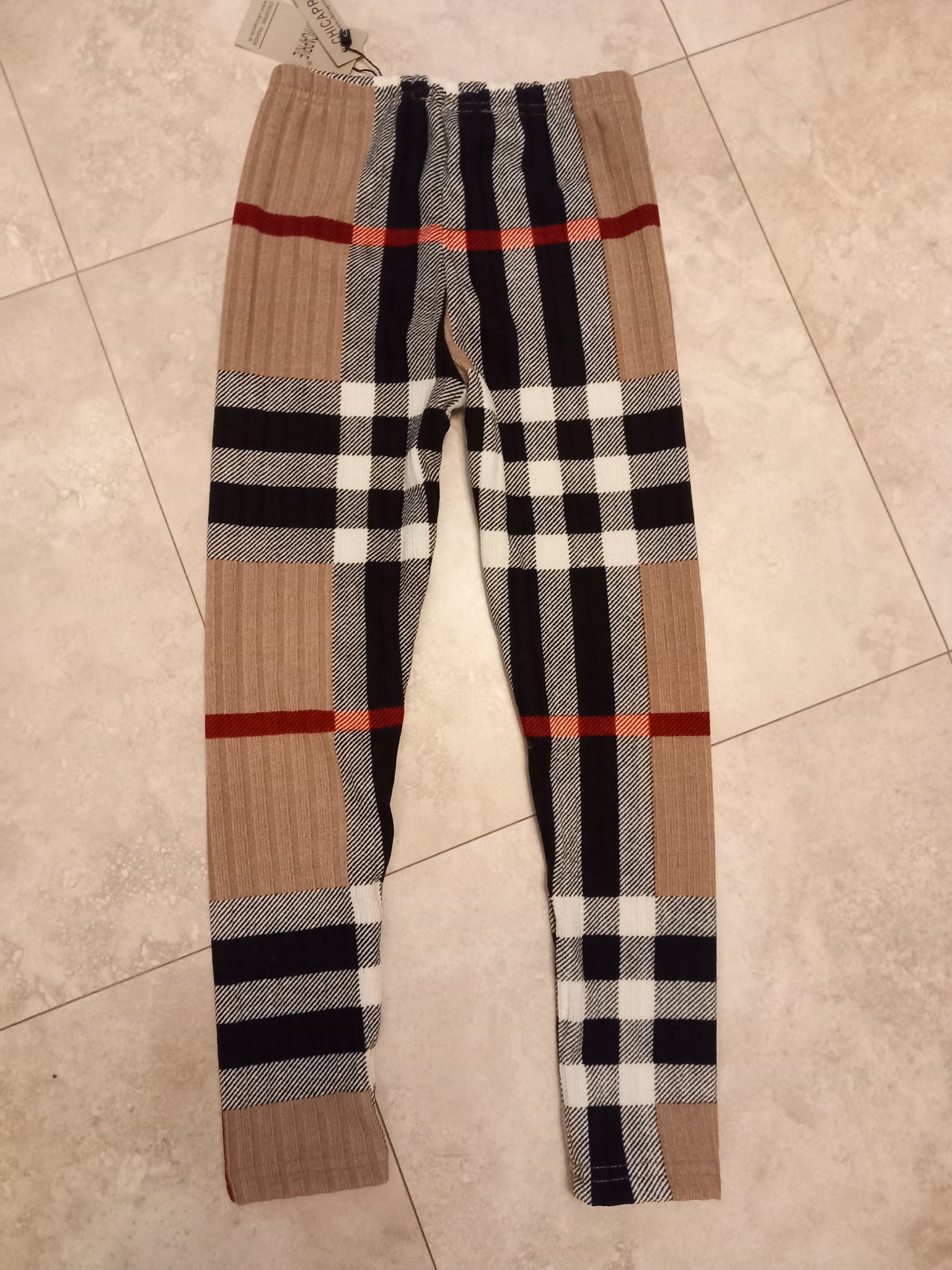 Burberry inspired leggings – Sophia's Baby Boutique