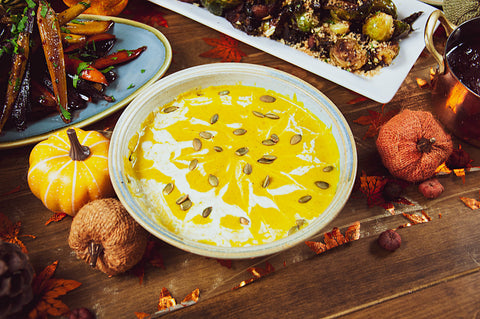 Thanksgiving Side Butternut squash and Apple Soup