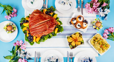 Easter Table with Ham