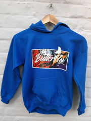 Butterfly flow hoodie sweatshirt kid enfant bleu blue