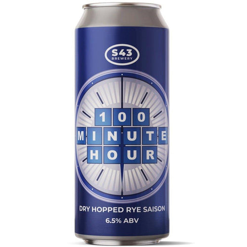 S43 Brewery 100 Minute Hour Dry Hopped Saison 440ml (6.5%) - Indiebeer