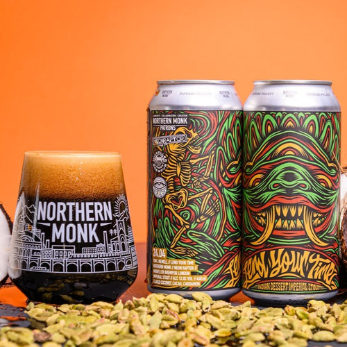 Northern Monk Patrons Project 24.04  Lend Your Time  Neon Raptor, Mikkeller Brewpub Collab Flaked Coconut, Cacao & Cardamom Imperial Stout 440ml (12%) - Indiebeer