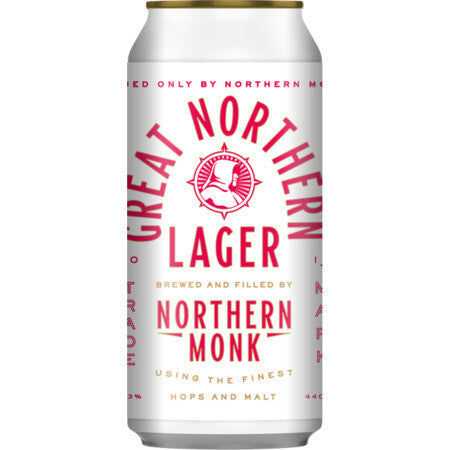 Northern Monk Great Northern Lager 440ml (4.3%) - Indiebeer