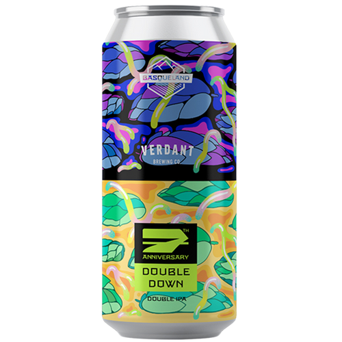 Basqueland x Verdant Collab (7th Anniversary) Double Down DIPA 440ml (8%) - Indiebeer