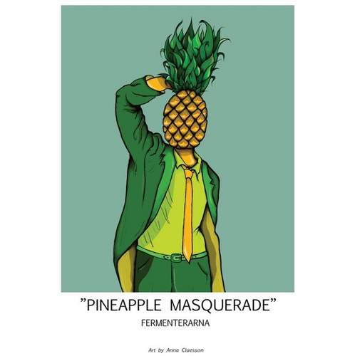 Fermenterarna Pineapple Masquerade Sour 440ml (4.5%) - Indiebeer